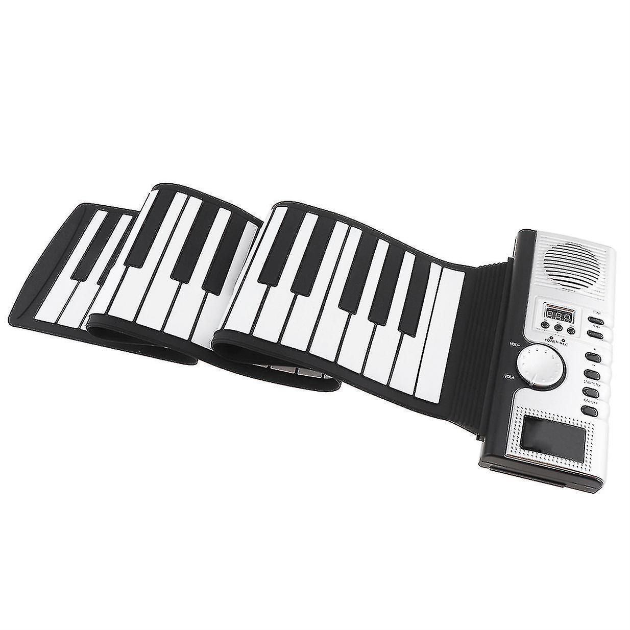 61 Keys Roll Up Piano Keyboard Portable Soft Silicone Electronic Piano