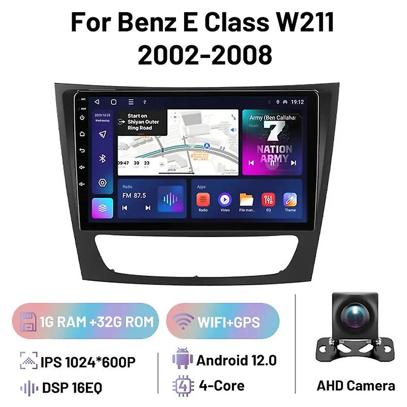 2 Din Car Radio Android 13 Multimedia Stereo Player Gps Navigation Carplay Bluetooth Autoradio For Benz E Class W211 2002-2008