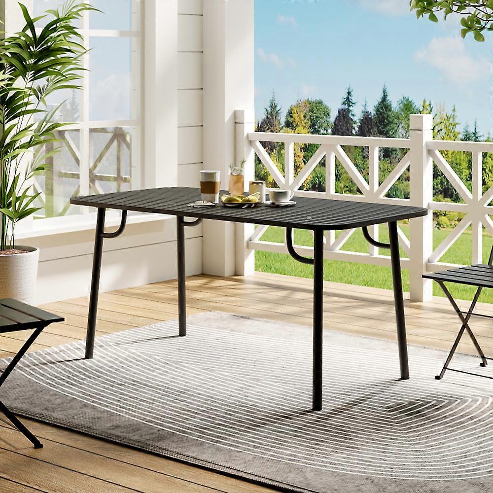 160cm Outdoor Garden Metal Table