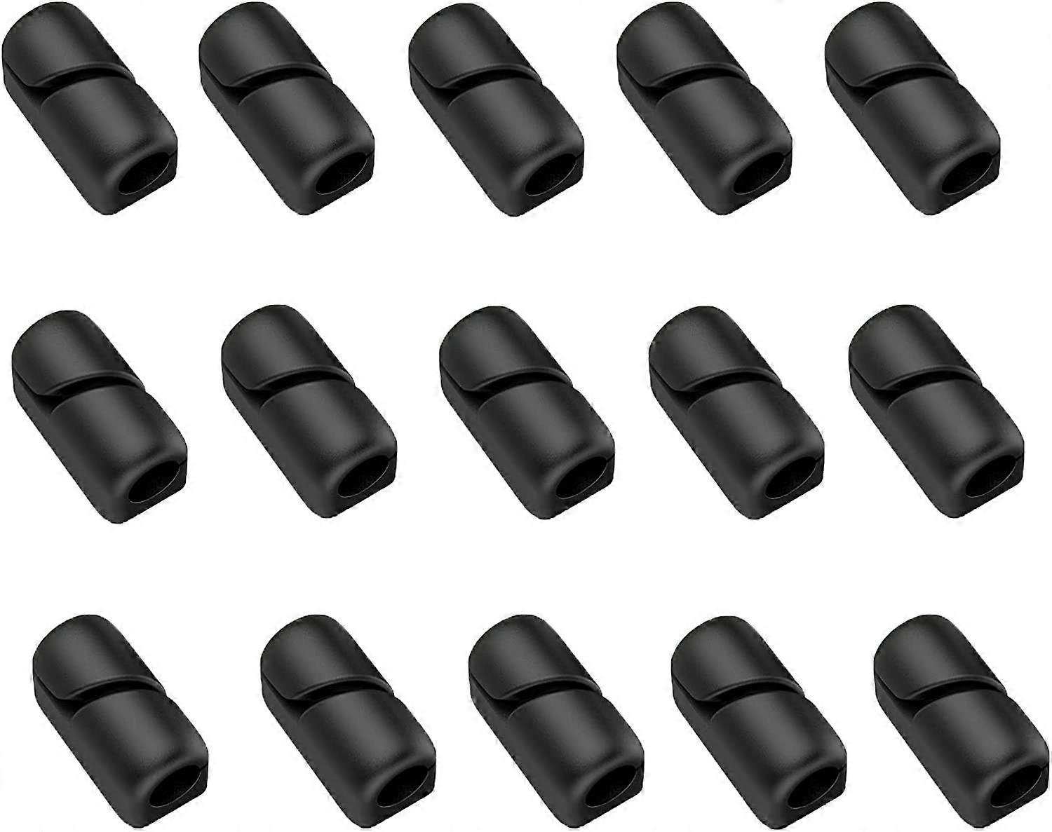 Adhesive Cable Holders Cable Holders Cable Clips Black Cable Clip Set (15pcs)