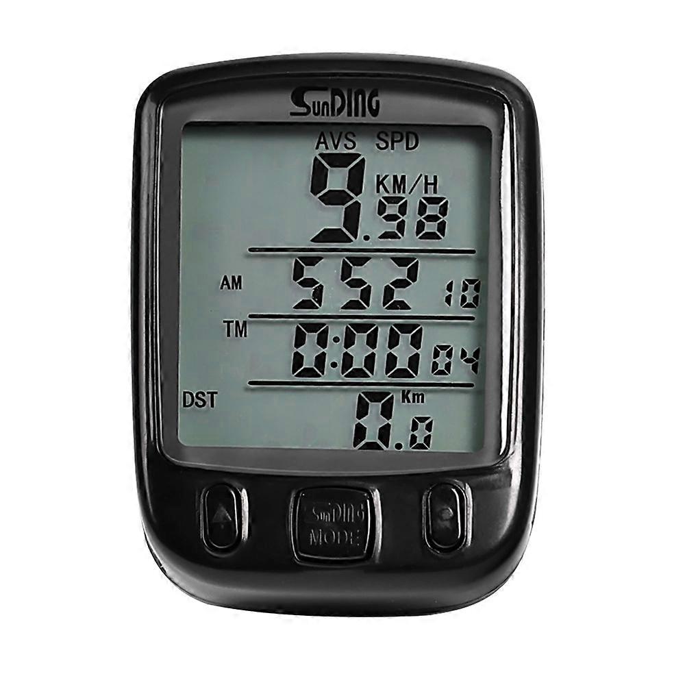 Cycling Wired Stopwatch Waterproof Cycle Computer With Digital Lcd Display