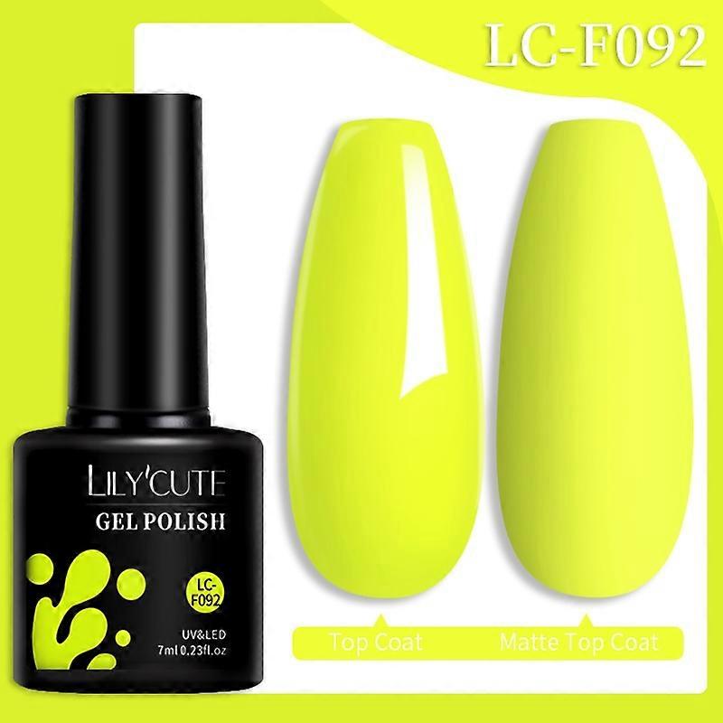 Thread Shell ג'ל לק 7ML מעטפת פנינה בסיס ג'ל UV קבוע למחצה מעיל עליון פופולרי בסתיו וחורףLC-Gel-F092