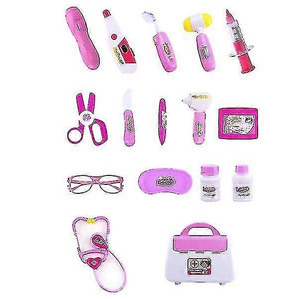 المحمولة الأطفال طبيب لعبة مجموعة التظاهر اللعب حقيبة ألعاب الأطفال الأطفال عيد ميلاد عطلة هدية