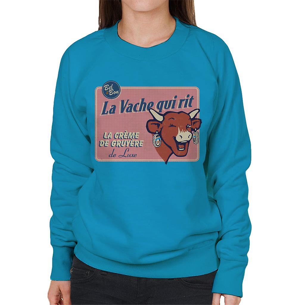 The Laughing Cow La Creme De Gruyere De Luxe Women's Sweatshirt