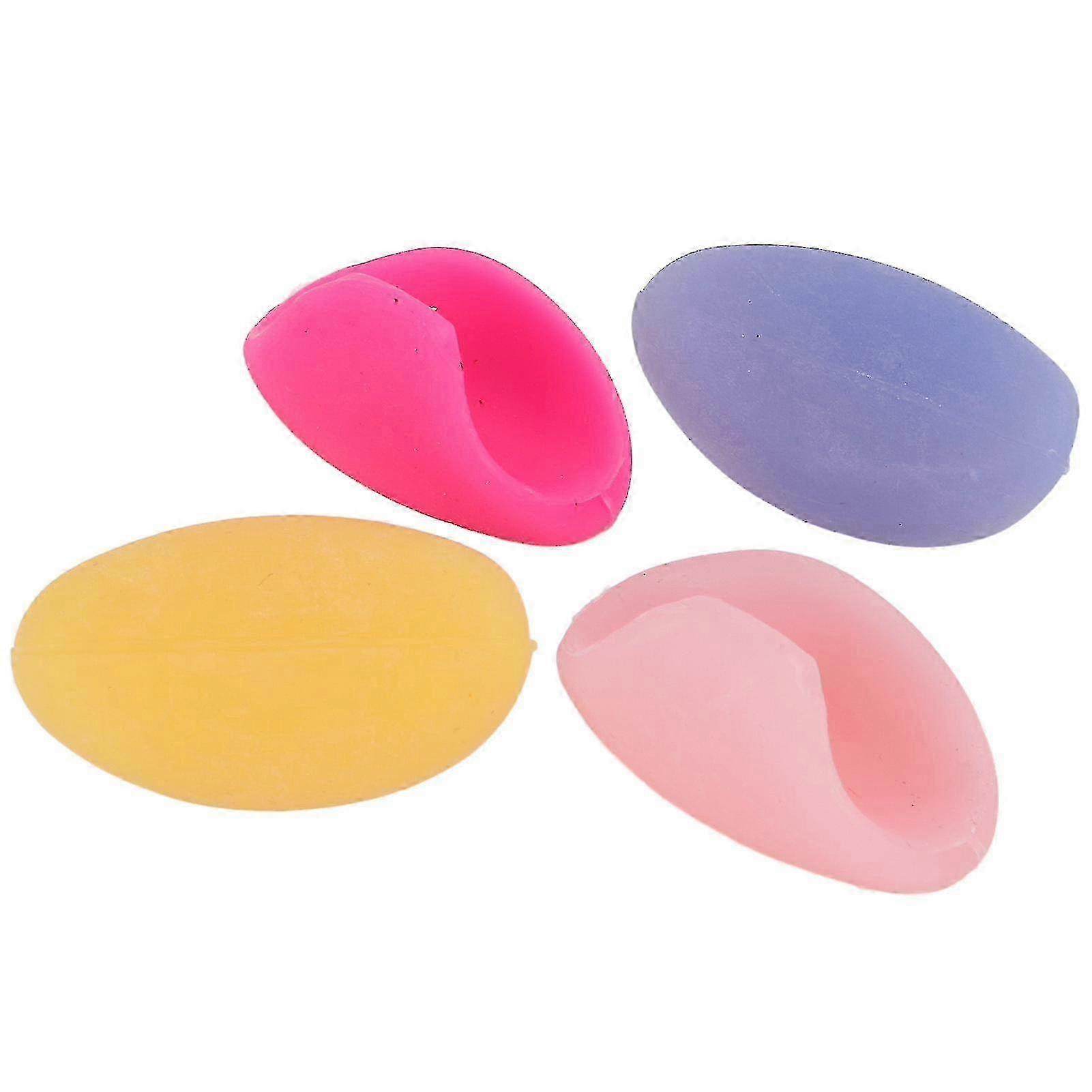4Pcs flûte pouce repose-pouce coussin silicone doux non toxique doigt couverture pour flûtes vent Instrument_Dec