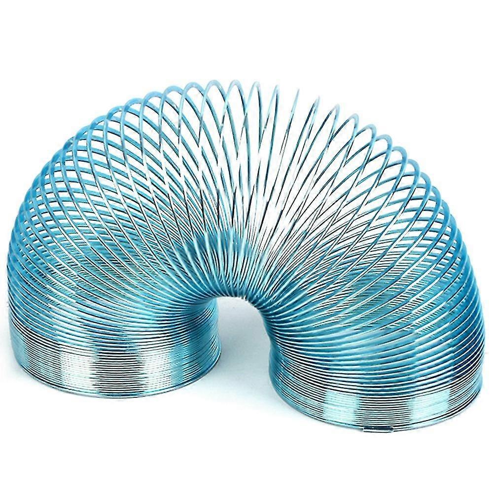 Metal Spring Walking Spring Toy Bulk Metal Coil Spring Toys for Stress Relief Small Favor,Blue