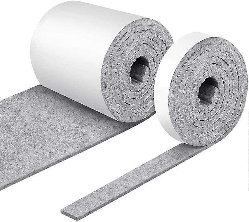 Selbstklebendes Filzkissen, selbstklebender Möbelfilz, selbstklebender Filz 2 Rollen frei geschnitten jeder Größe oder Form Filzpad für Tischstuhl Sofa Beinschutz