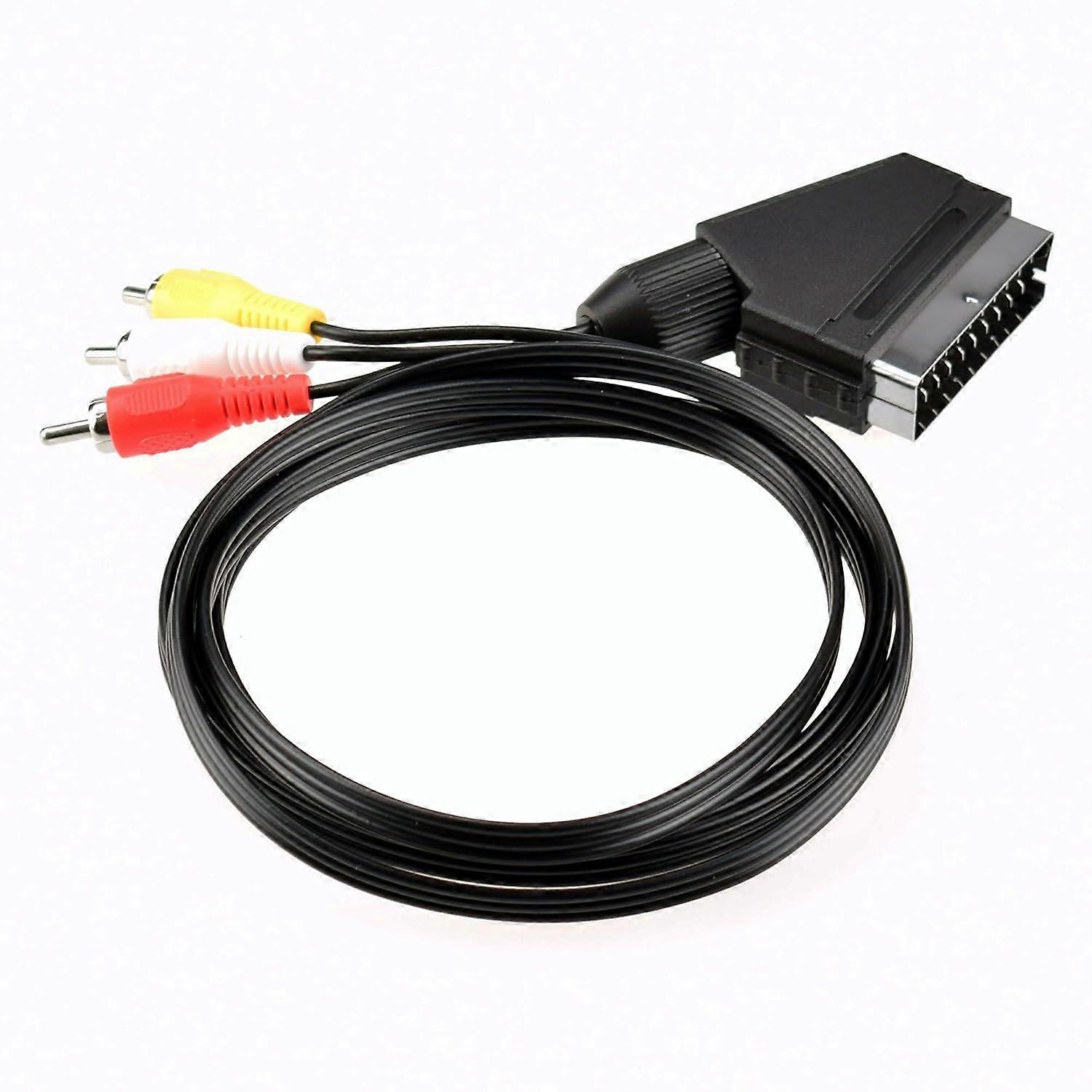 Replacement NES Composite RCA AV Scart Cable for Nintendo Entertainment System