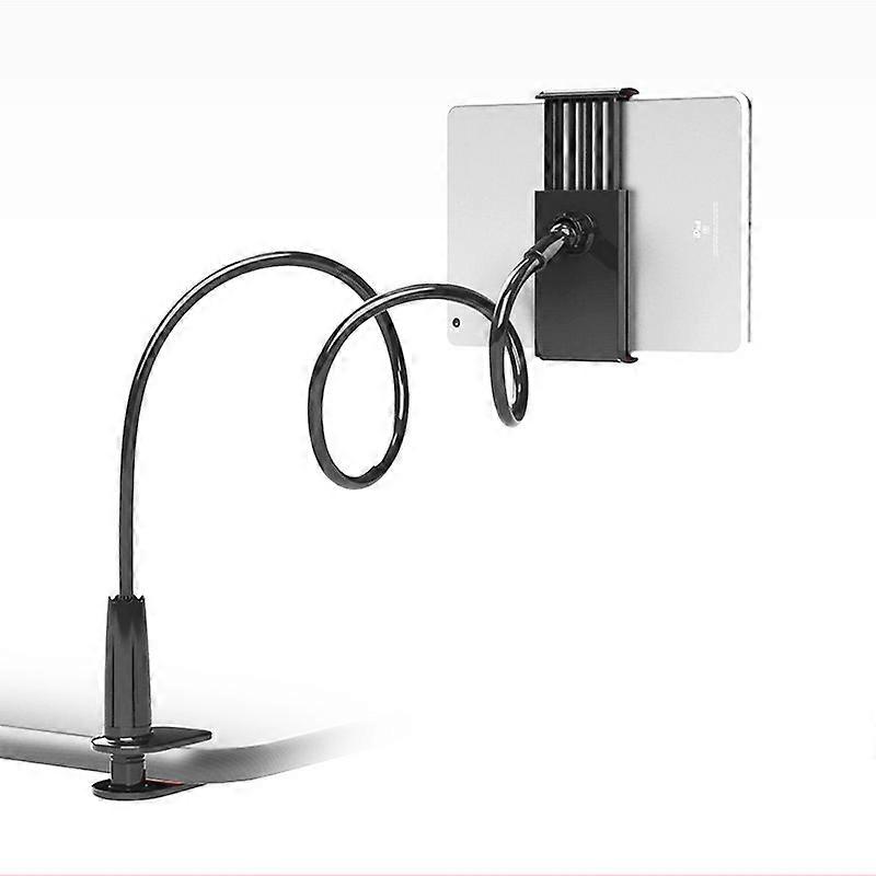 Flexible Tablet Stand with Gooseneck, Universal 360 Adjustable Bed Desk Table Clamp for iPad Pro 9.7, 10.5, Air Mini 2 3 4, Tab, Switch, iPhone - Whit