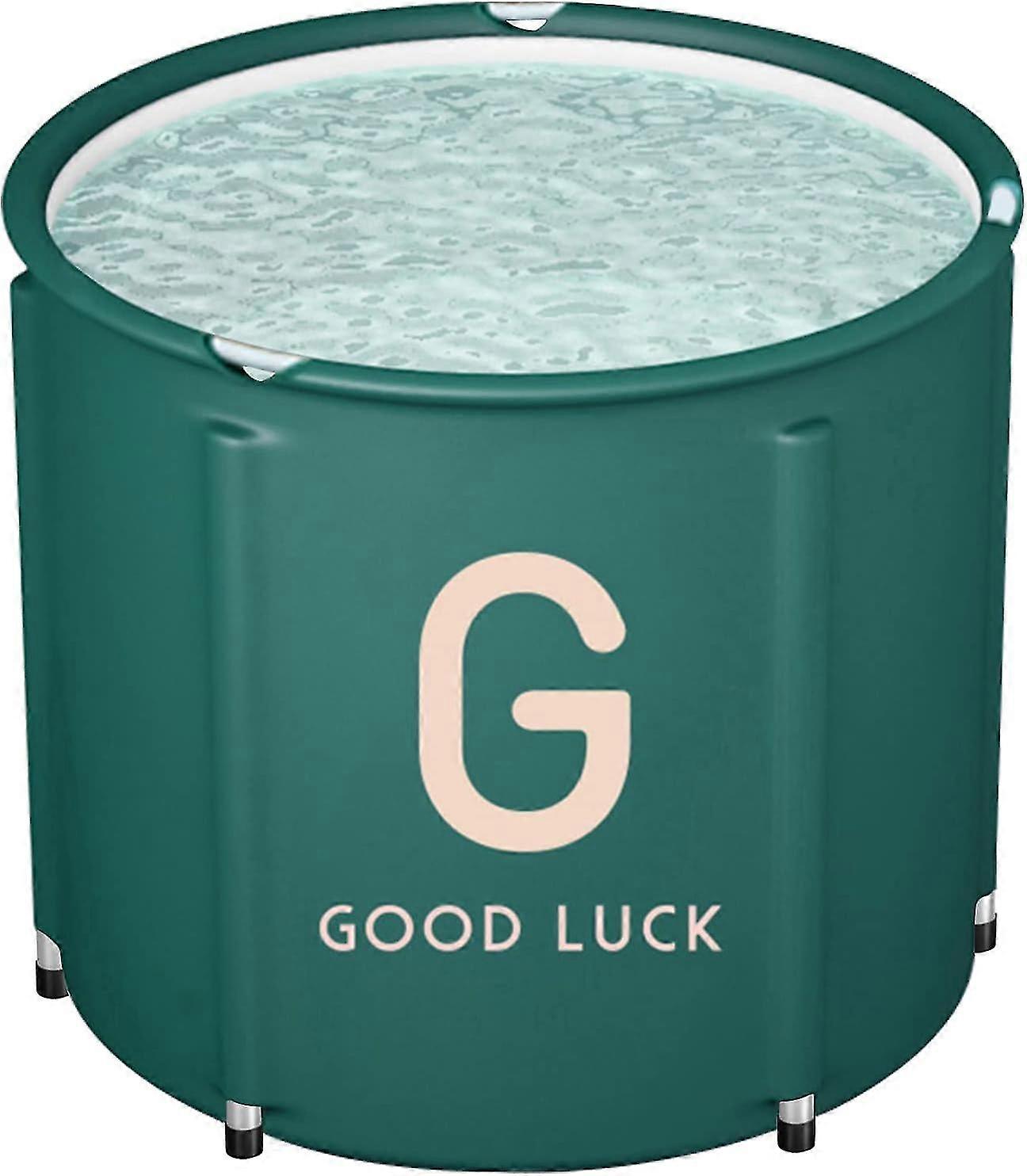 Bærbar sammenleggbart badekar frittstående badekar for voksne, bad spa badekar