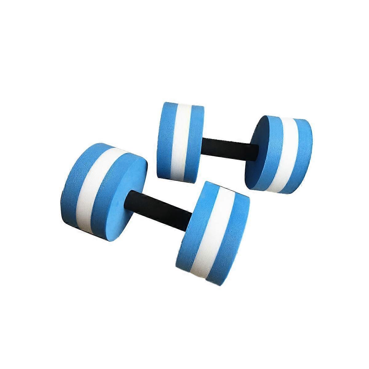 Water Floating Dumbbell Aerobic Exercise Water Dumbbell Swimming Equipment Water Yoga Fitness Dumbbell(Blue)