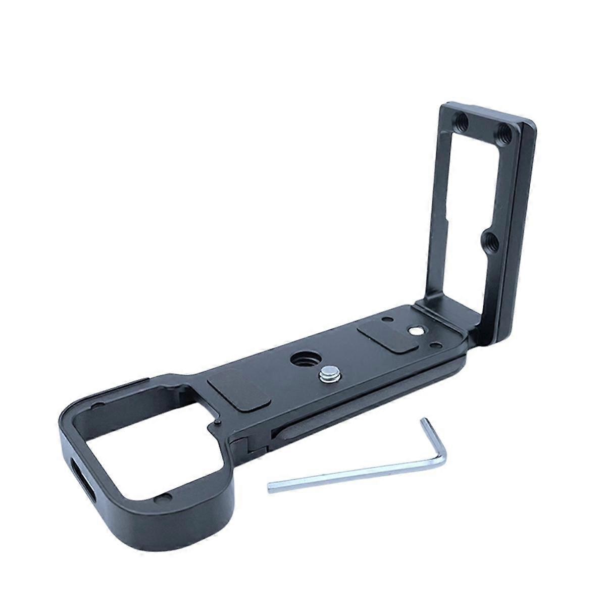 Quick Release Plate L Fäste Kameragrepp för A7C2 A7CR Kamera Handtag Bas Vertikal L Fäste Svart
