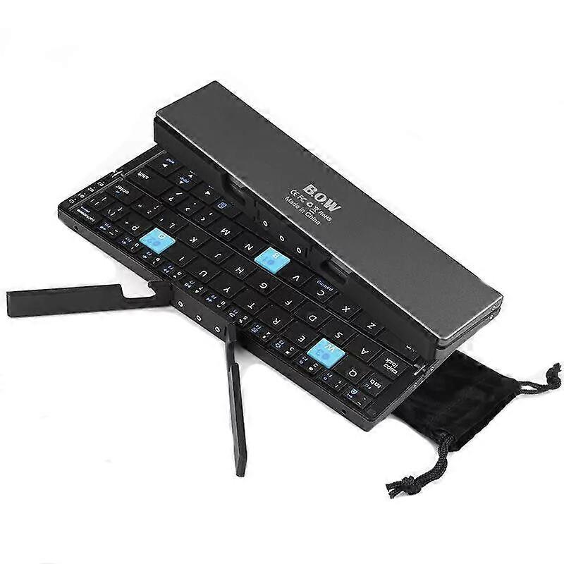 B.O.W - B.O.W Mini Foldable Keyboard Wireless, Rechargeable Portable Keyboard