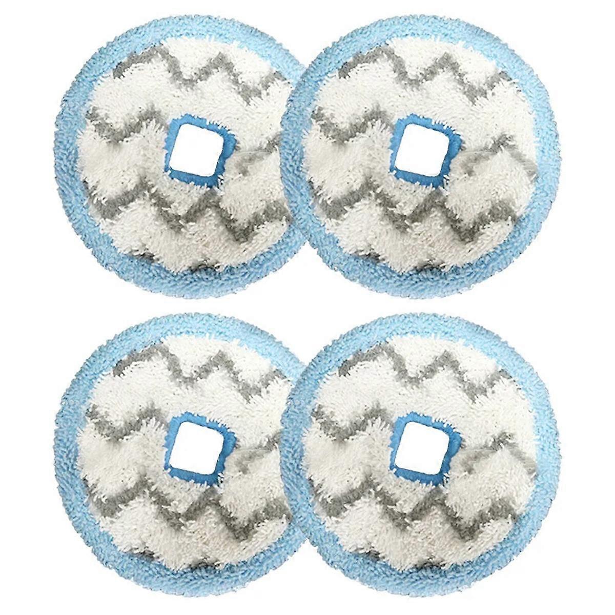4PCS Replacement Parts for Puppy T12 Vacuum Cleaner Mop Cloth Soft and Reusable Washable Mopping Pr