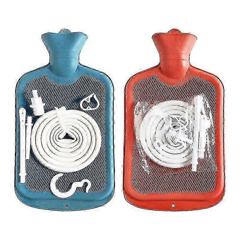 שקית חוקן לניקוי המעי הגס עם צינורות בקבוק מים חמים מקלחת שטיפת מקלחת ביתית ערכת חוקן למבוגרים Nop d70