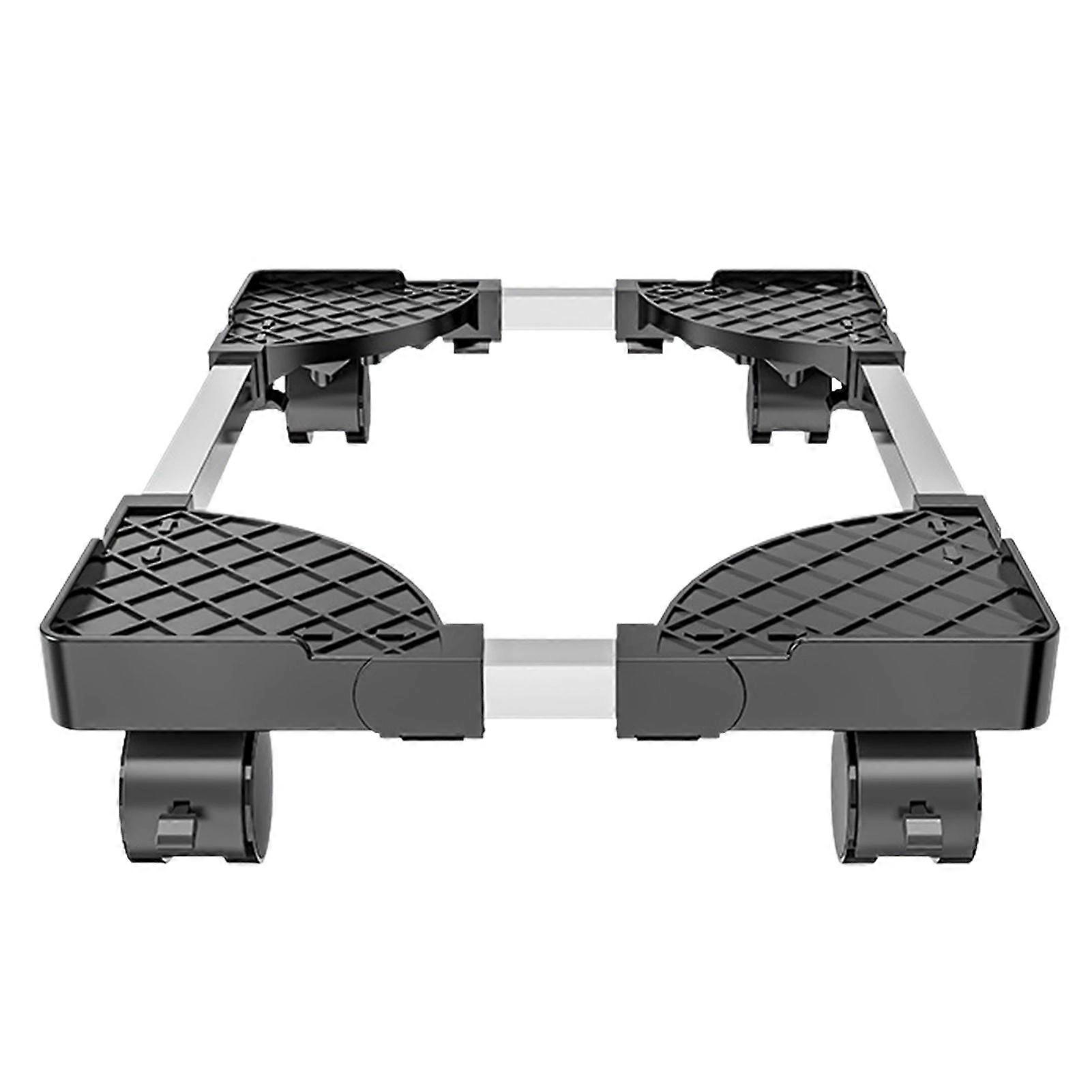 Computer Case Stand Stretchable Adjustable Efficient Heat Dissipation with Caster Wheels Mobile Rolling Computer Tower Stand Computer Accessories