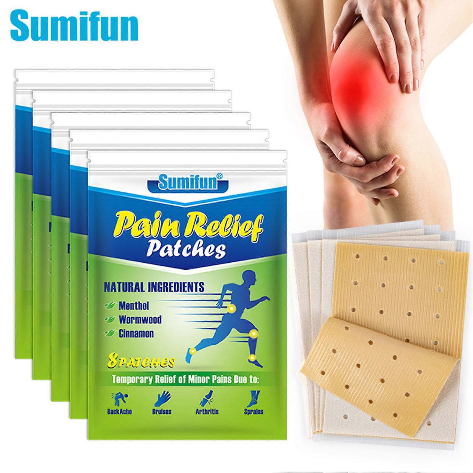 8pcs Back Neck Discomfort Treatment Patch Fast Acting Long Lasting Patches for Cervical Spine Lumbar Spine Treatment