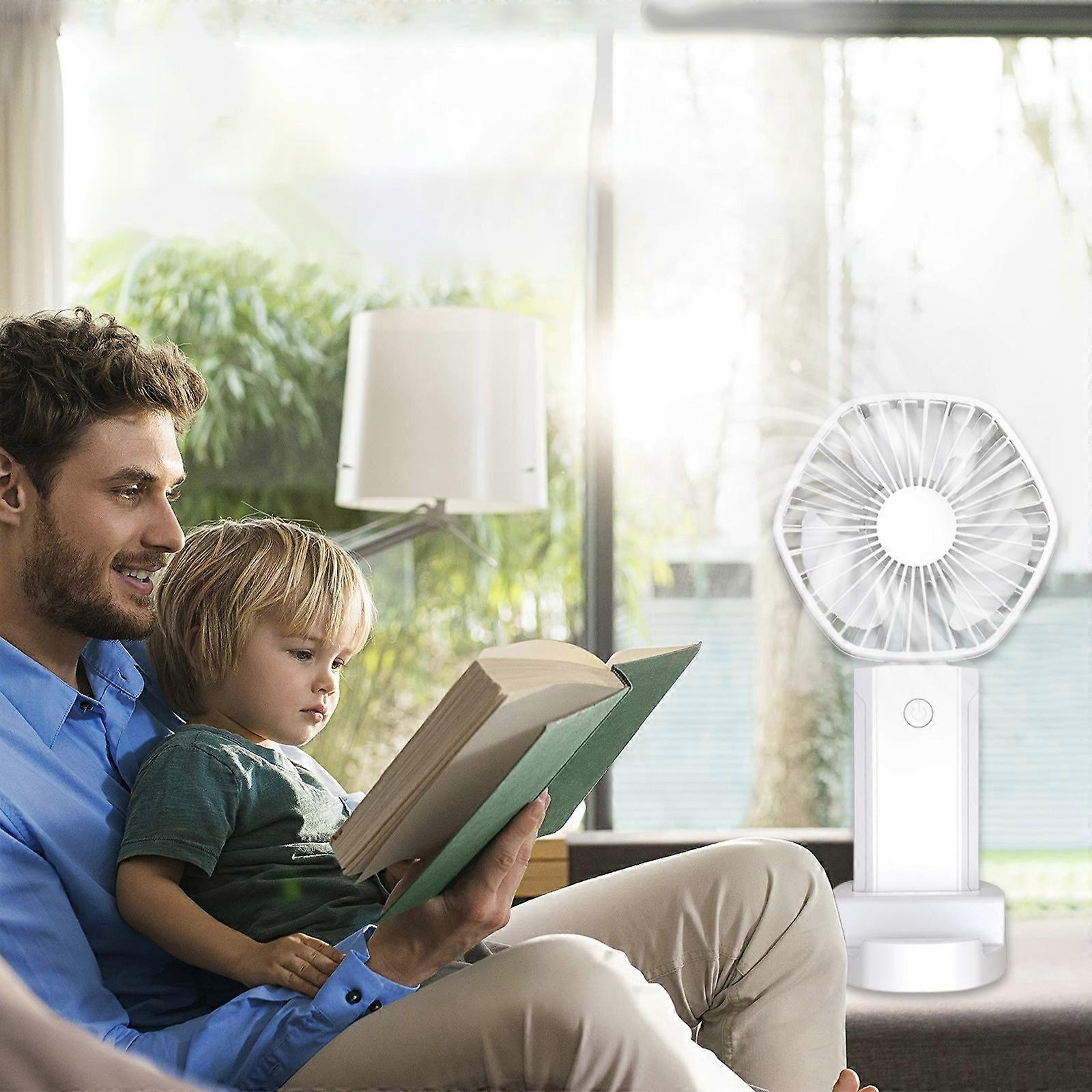 USB Desktop Fan Rechargeable Convenient Mini Small Folding Circulating Student Dormitory High Wind Power Fan FLYE242534