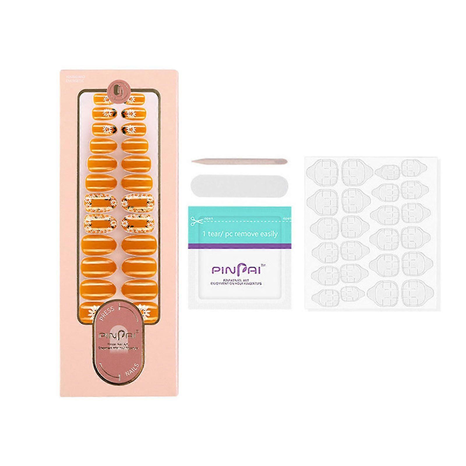 Das neue tragbare Nagel lange Spitze-förmige abnehmbare wiederverwendbare gefälschte Nageltragepflaster