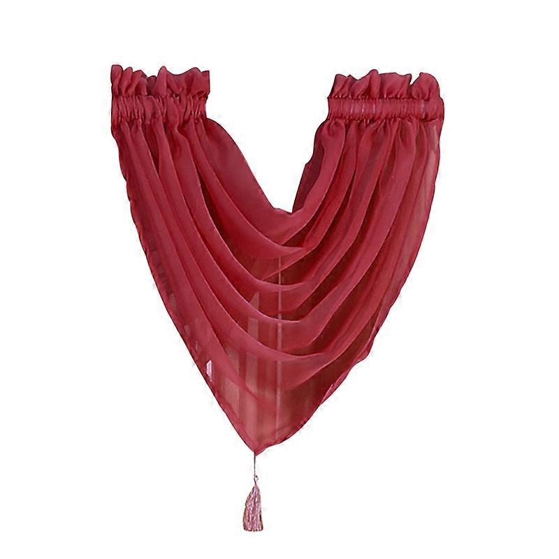 Exquisite Good Woven Window Gauze Polyester Aesthetic Ultra-thin Sheer Curtain for Home