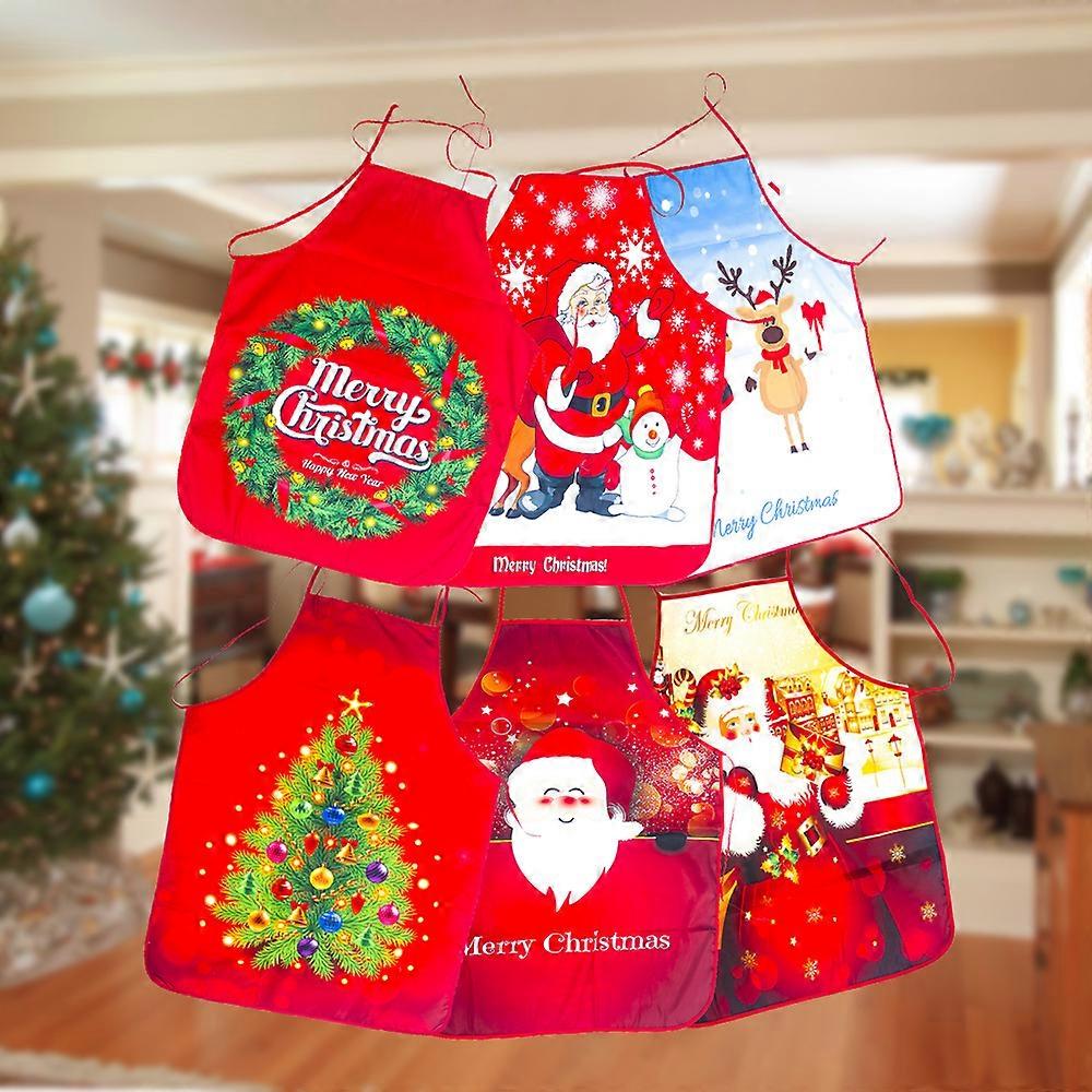Christmas Apron Merry  Decor Gifts