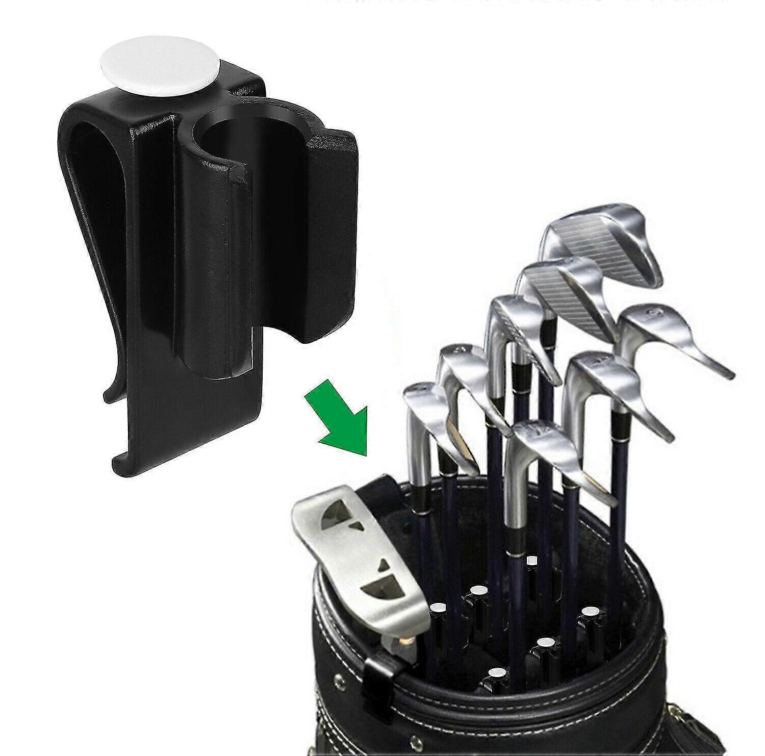 14x Golf Bag Club Organizer Clip Holder Iron Driver Protector Putter Clamp Set