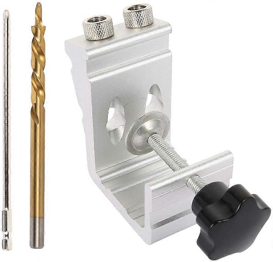 Pocket Hole Jig Kit Tool System Woodworking Guides Joint Angle Tool Carpentry Locator