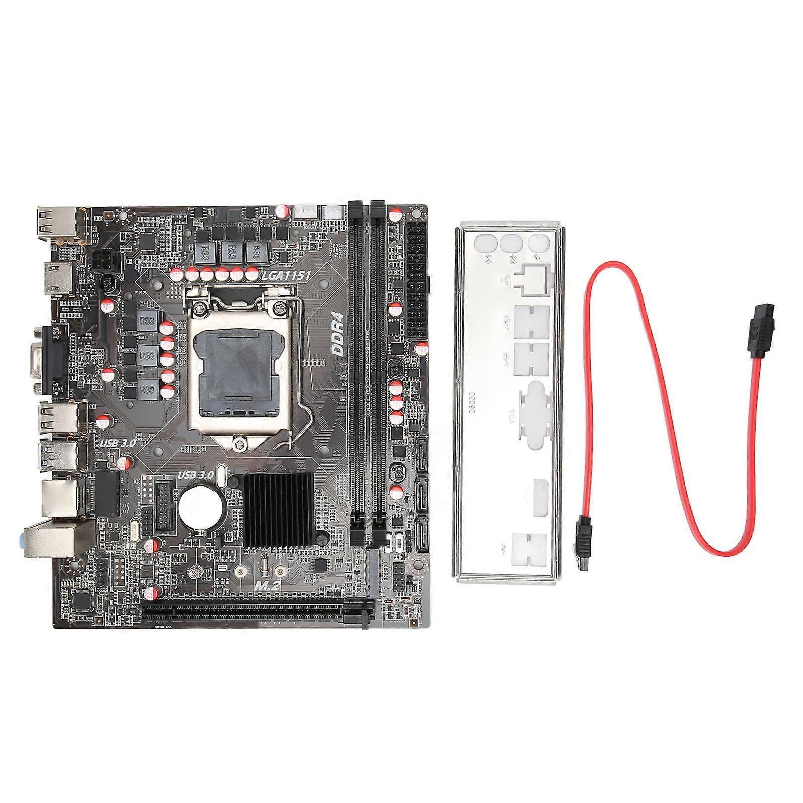 Płyta główna komputera stacjonarnego Dwukanałowa płyta główna DDR4 M.2 PCIe X16 SATA3 USB3 H310BB4 dla Intel 6 7 8 9 Gen dla Core YEMMA