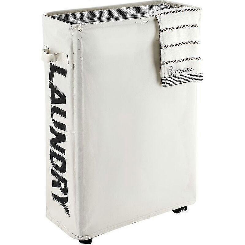 Laundry Hamper Rolling Slim Laundry Hamper With Stand Collapsible Waterproof Sorter And Organizer On Wheels Large Thin Dirty Laundry Hamper Corner Ham