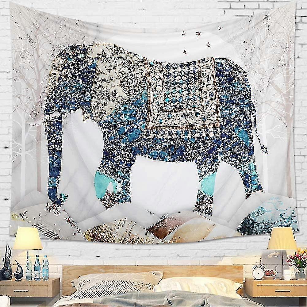 Mandala Wall Tapestry Indio Boho Psychedelic Elephant Hippie Wall Hanging Tapestries