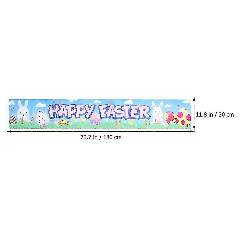 1pc Easter Banner Festive Decoration Easter Party Decoration (colorful)