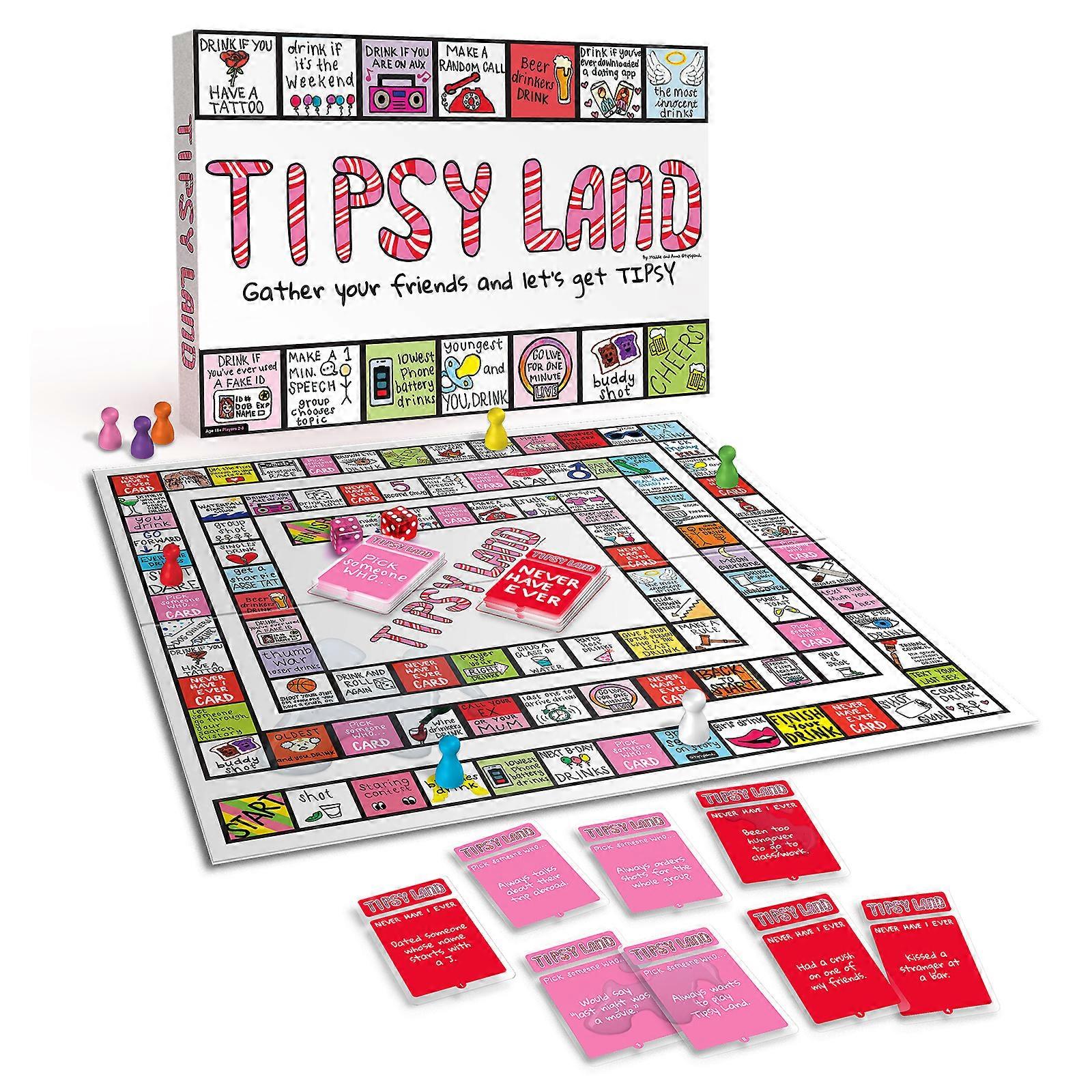 Interactive Fun with Tipsy Land Party Board Game