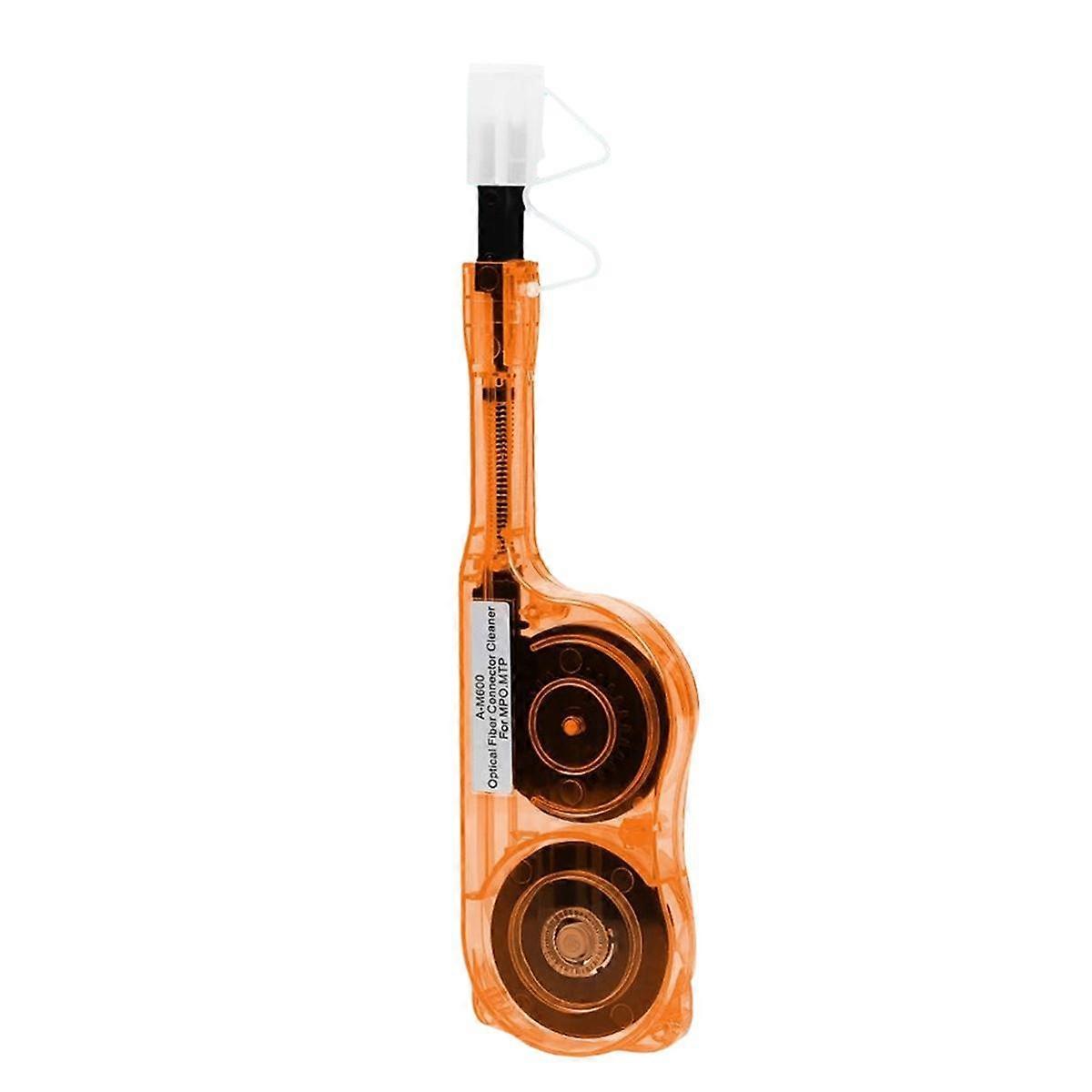 A-M600 Fiber Optic Connector Cleaner for MPO& Optical Fiber End Face Cleaning Pen for MPO/ Orange