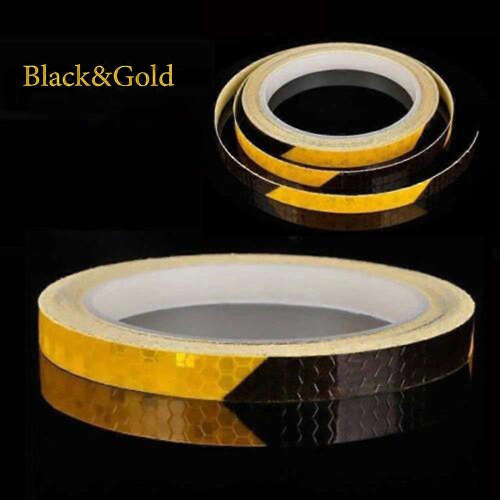 1PC 8 Meter Car Styling Reflective Stripe Tape Motorcycle Bike Body Rim Wheel Stripe Tape Stickers Decorative Blue/Red/Yellow