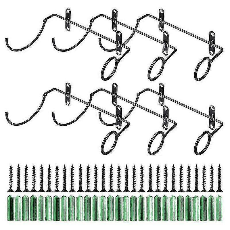 6pcs Wine Display Shelf Wine Rack With Screws Home Bar Kitchen Storage Organizer Simple Wall Mounted