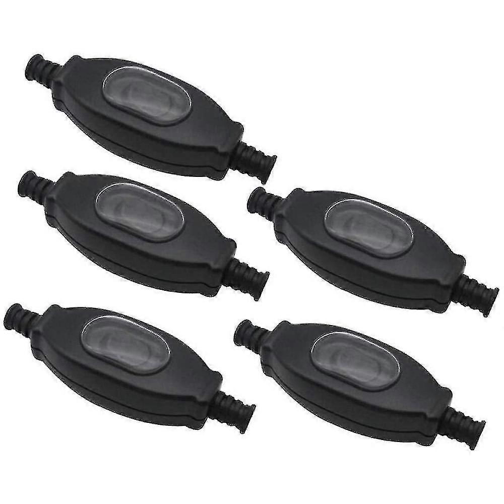 5pcs 204 Ip65 Waterproof Switch Dust-proof Line Switch Rainproof Double-cut Switch