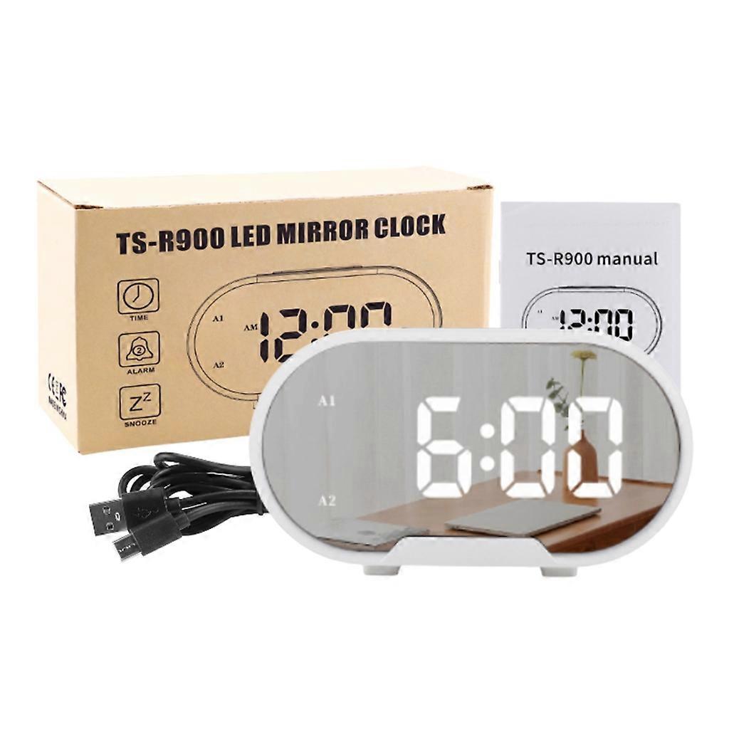 Compact Bedside Clock Stylish Small Digital Alarm Clock Modern Digital Clock