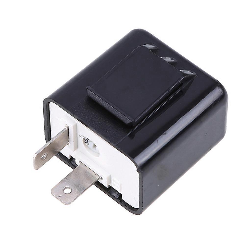 12V 2 Pin LED Flasher Frequency Relay Turn Signal Indicator Motorcycle Motorbike Fix Motorcycle Flasher Multiple Protection Safe