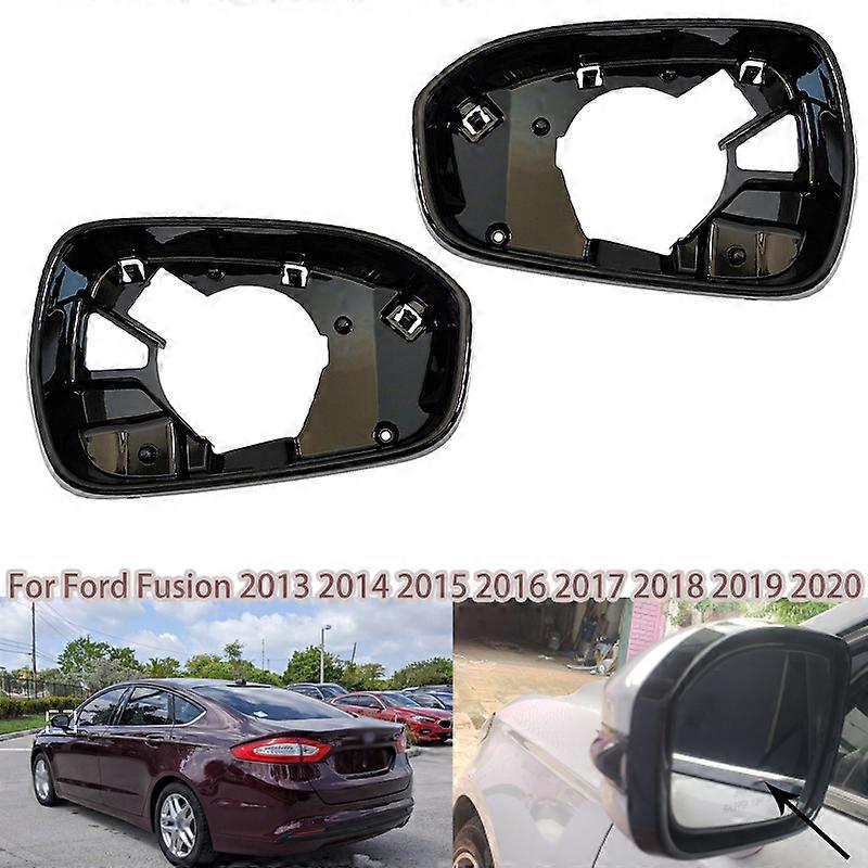 Car Glossy black Side mirror frame holder For Ford Fusion 2013 2014 2015 2016 2017 2018-2020 USA version Auto Left Right replace