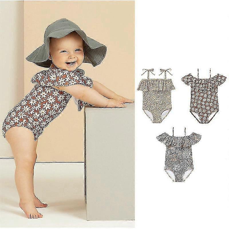 Børnebadedragt Piger Lille prinsesse Sød badedragt E