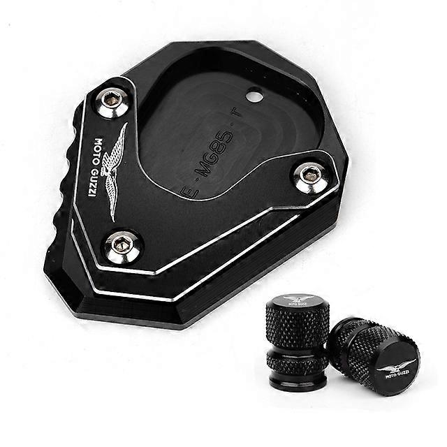 LOGO MOTO GUZZI V85TT For V85 TT V 85 TT 2020 2021 2022 Accessories Motorcycle Kickstand Foot Side Stand Enlarger Pad Valve Caps