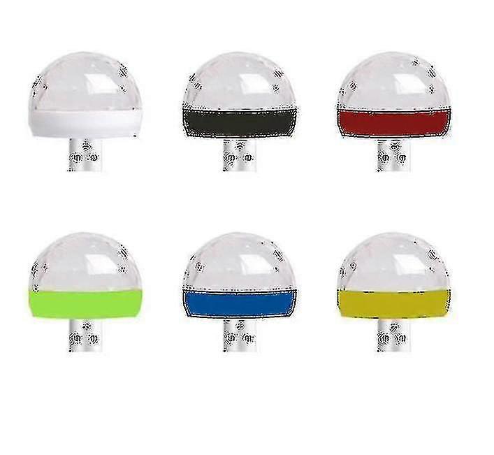 6 Pcsportable Mini Usb Rgb Led Sta