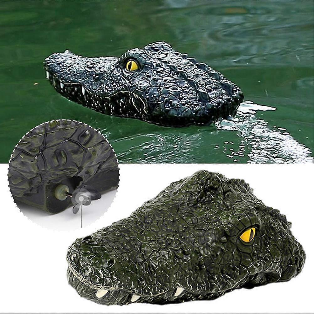 Simulation Krokodilkopf RC Boot 2.4G Fernbedienung Elektrisches Wasserspielzeug, 100% NEU