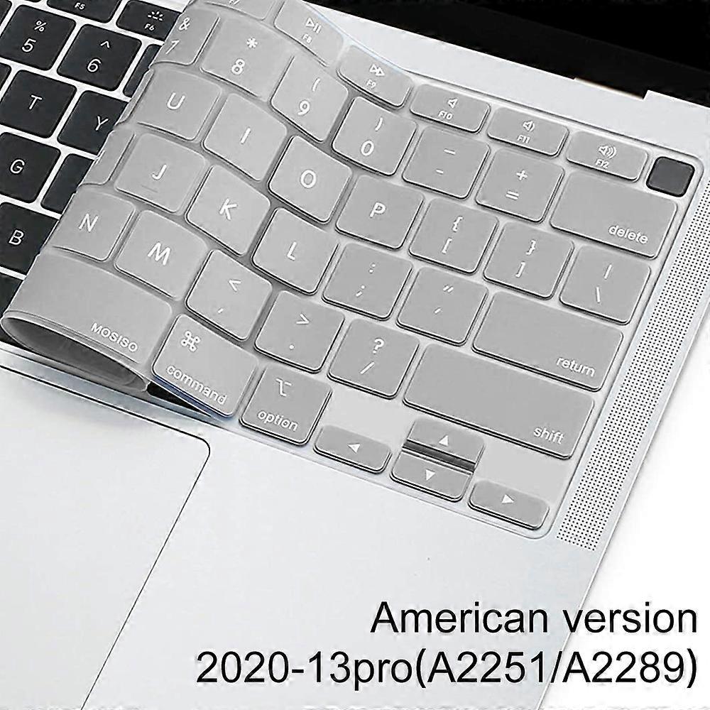 TPU Keyboard Cover for MacBook Pro 13 inch A2251 A2289(2020 Released)