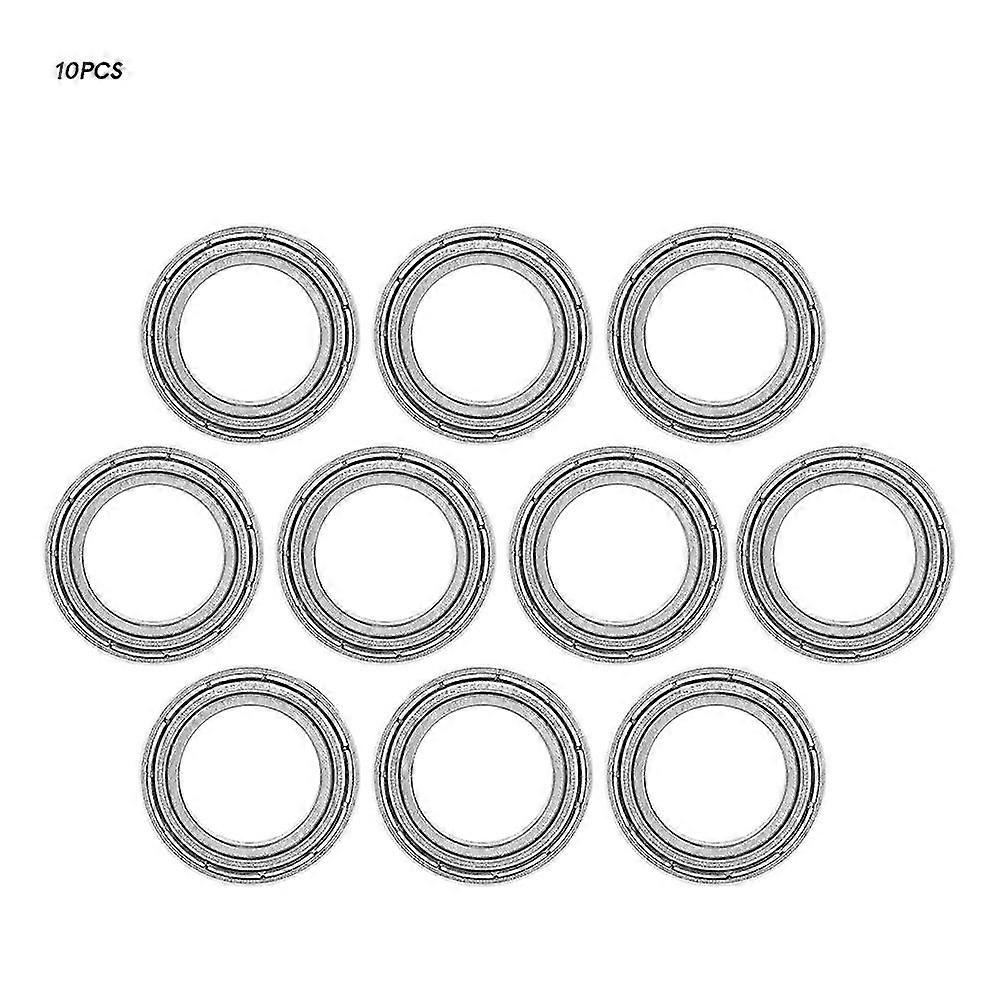 10Pcs 6802ZZ High Speed Double Sided Seal Deep Groove Raceway Ball Bearing 15x24x5mm