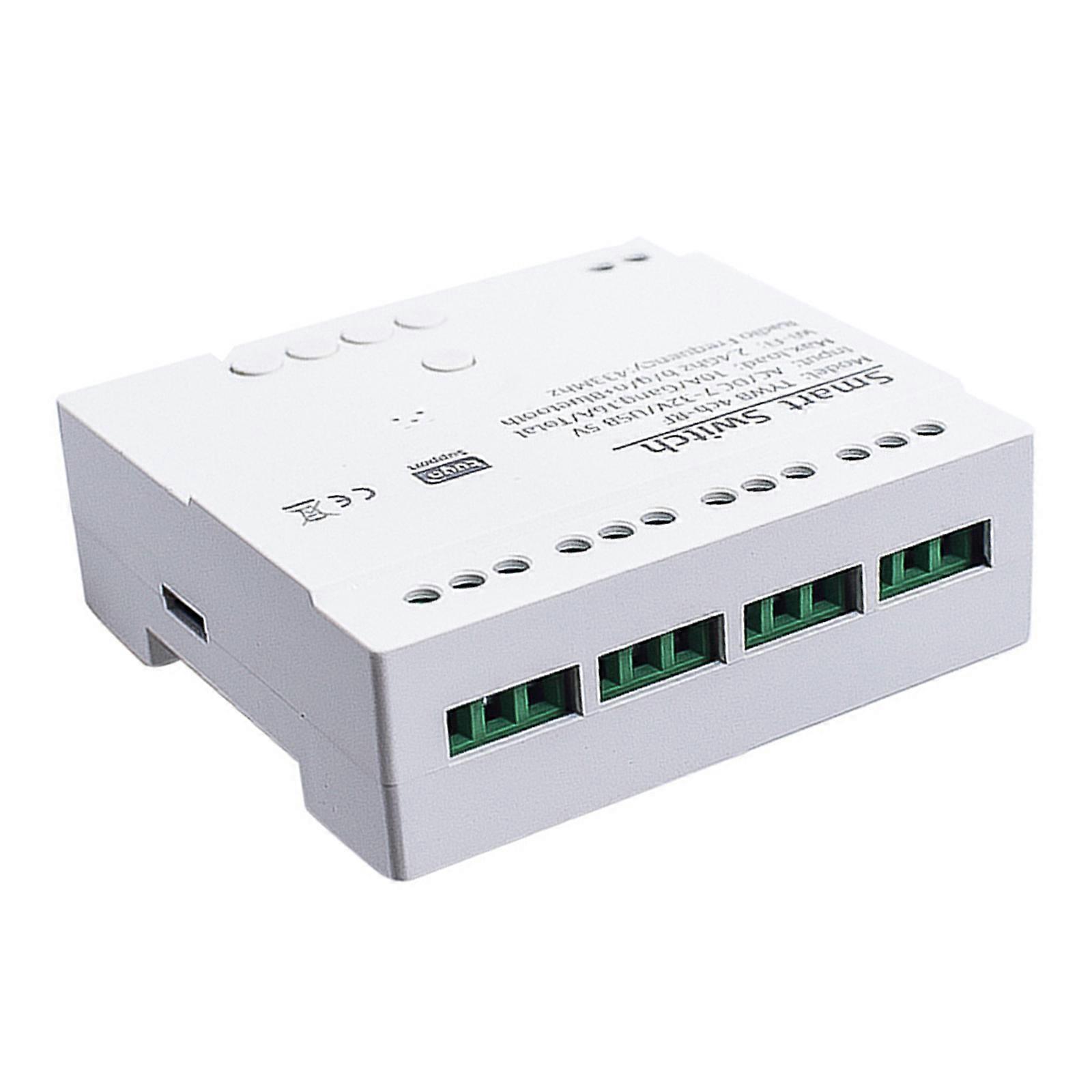 4-CH Tuya Smart Zigbee Protocol Switch Relay Module 433mhz Light Controller