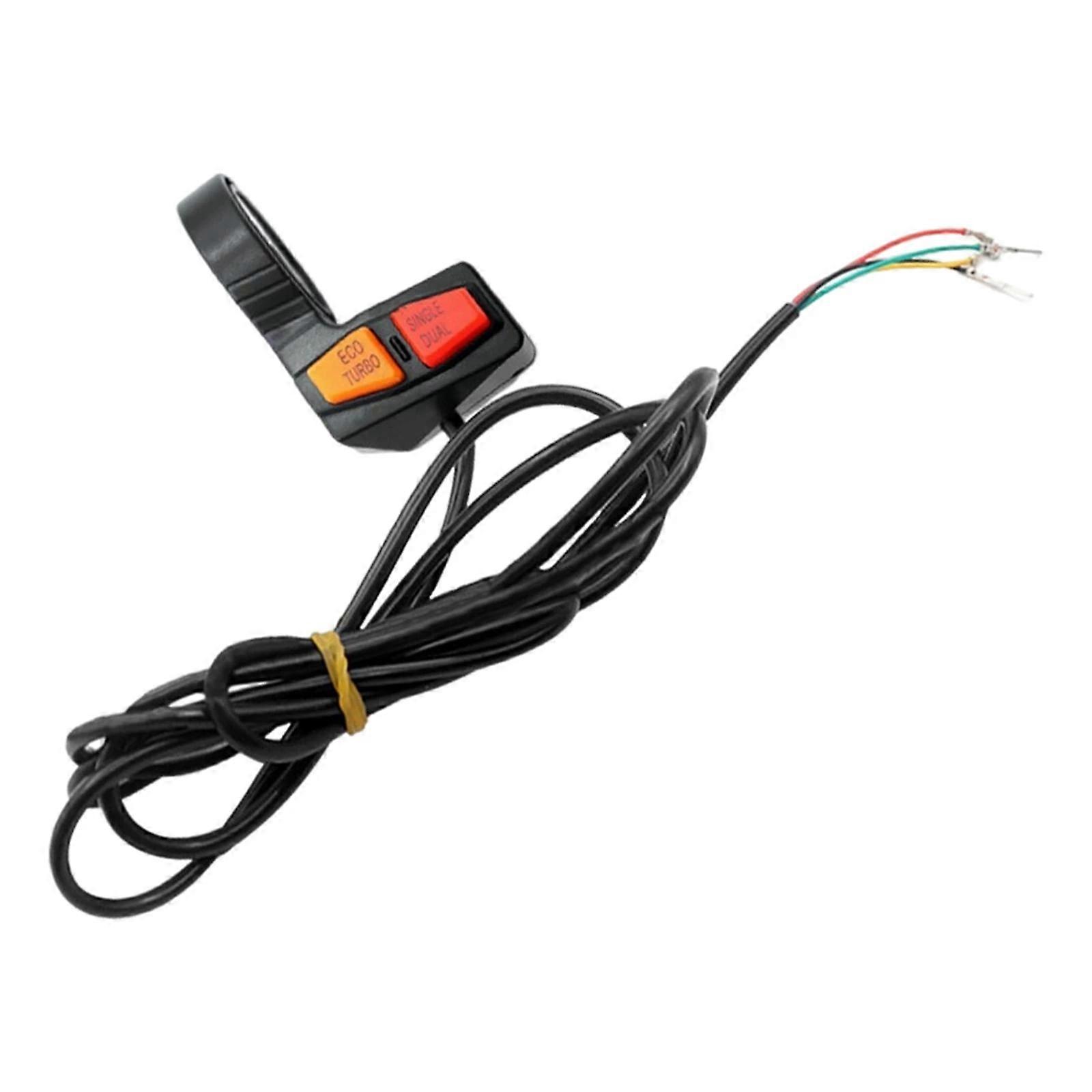 High Low Speed Boost Switch Handlebar Switch Single Dual Motor Driven Control Switch for Electric Bike Dirt Bike Scooter