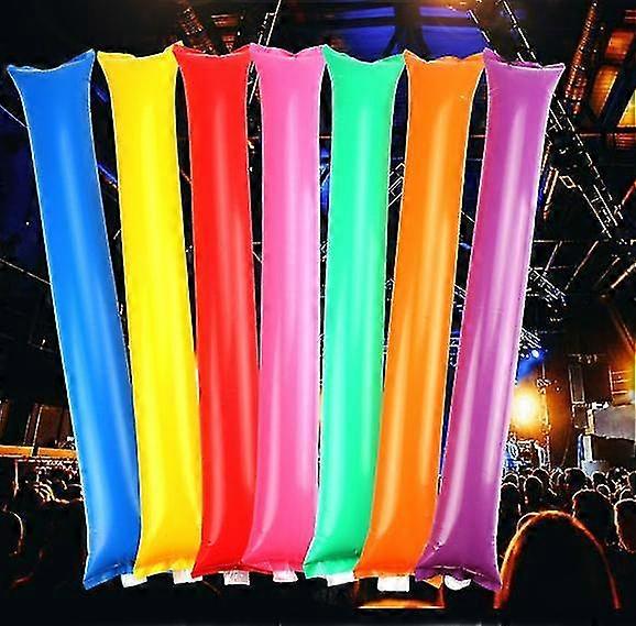 Inflatable Refueling Rod Cheering Stick Stuffed Club Cheer Refueling Bar Inflatable Noisemakers Stick 20 Pieces