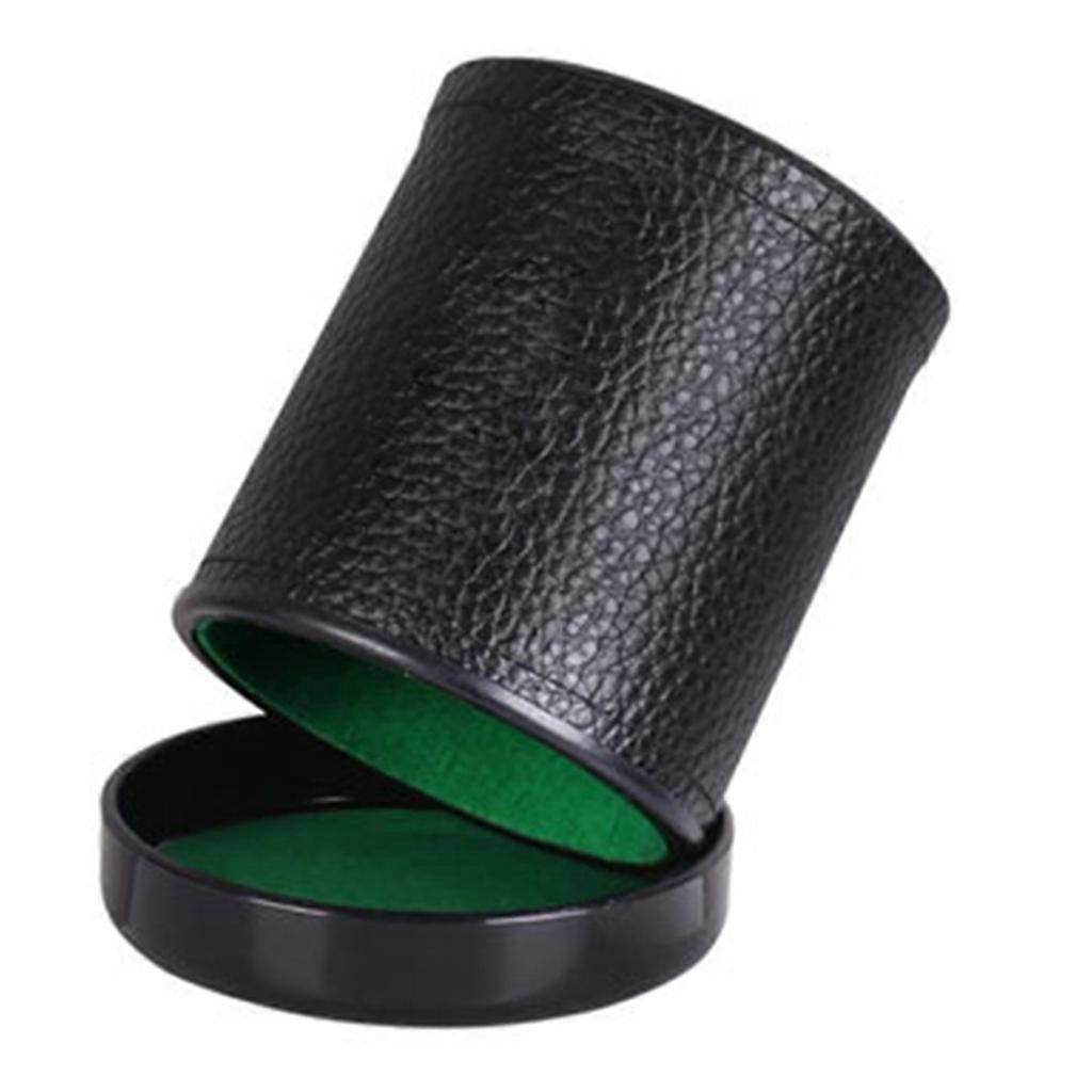 Copa de dados Cuero PU estable Robusto cómodo Sensación de la mano Copa de dados