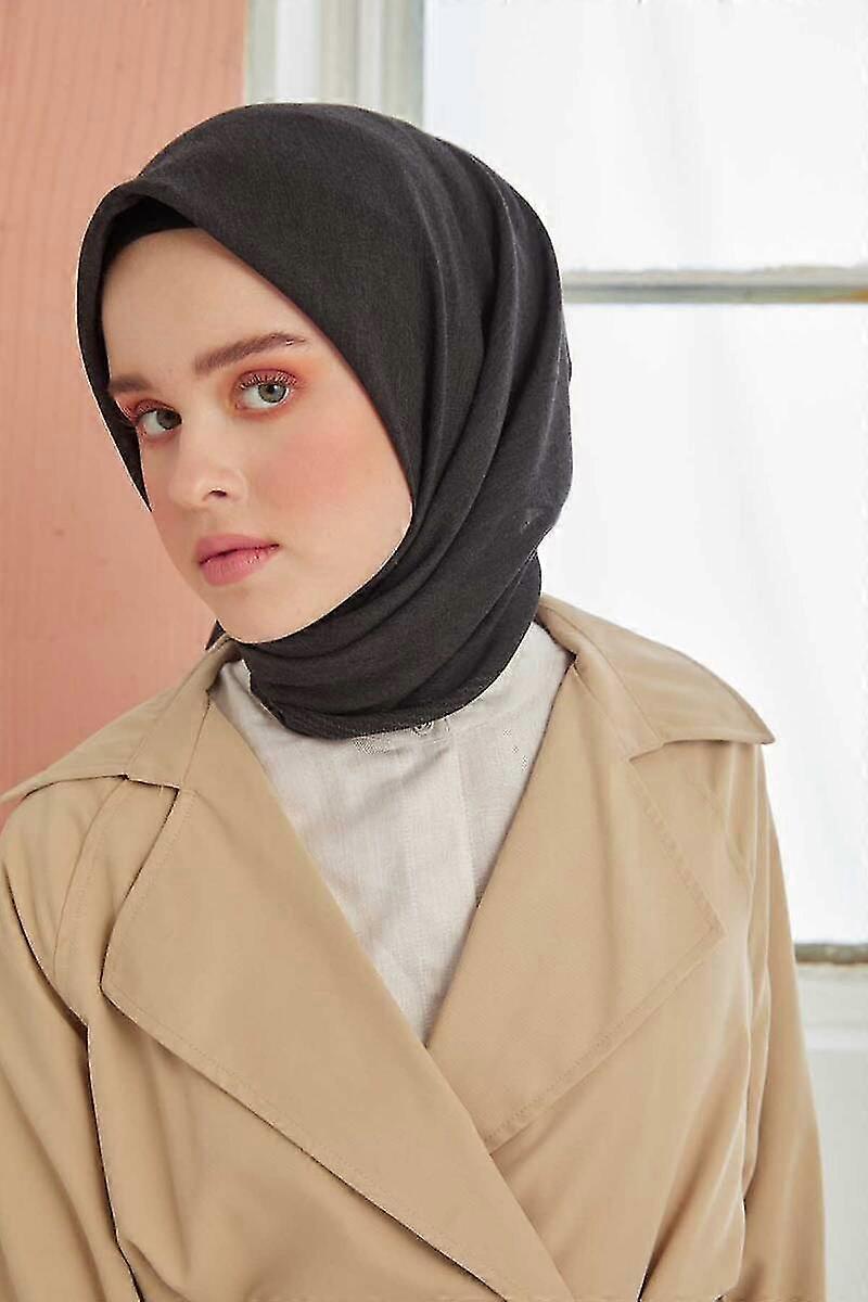 Miray afumat negru bumbac eșarfă
